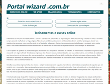 Tablet Screenshot of portalwizard.com.br